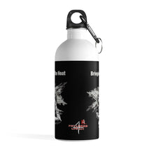 Load image into Gallery viewer, Heat Black/White Stainless Steel 14 oz Water Bottle
