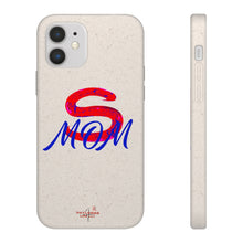 Load image into Gallery viewer, Red Super Mom Biodegradable Phone Case (5 - iPhone sizes and 3 - Samsung sizes)
