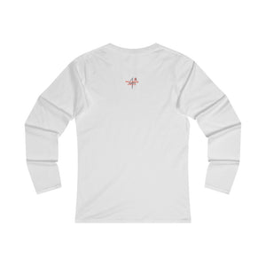 I Got You Adult Female Fitted Long Sleeve Tee in White, Black, Sport Grey, Navy, Red