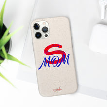Load image into Gallery viewer, Red Super Mom Biodegradable Phone Case (5 - iPhone sizes and 3 - Samsung sizes)
