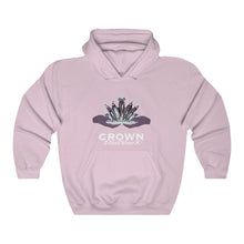 Load image into Gallery viewer, Crown Adult Female Heavy Blend™ Hooded Sweatshirt in Red, Gold, Light Pink, Dark Chocolate, Forest Green, Military Green, Carolina Blue, Heliconia, Irish Green, Maroon, Purple, Royal, Spot Grey, Black, Orange
