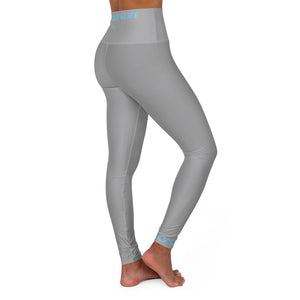 Grey Adult Female High Waisted Yoga Leggings