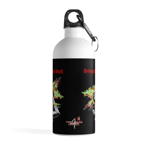 Heat Red Stainless Steel 14oz Water Bottle