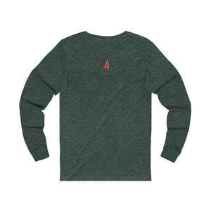 Phylgood Blue Adult Female Jersey Long Sleeve Tee in Black, Dark Grey Heather, Red, Black Heather, Heather Forest, Cardinal, Athletic Heather