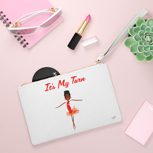 Red It’s My Turn Clutch Bag