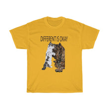 Load image into Gallery viewer, Different Is Okay Unisex Heavy Cotton Tee
