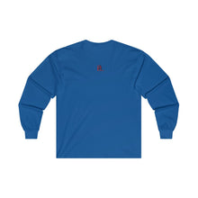 Load image into Gallery viewer, Black Light Adult  Male Ultra Cotton Long Sleeve Tee in White, Navy, Royal
