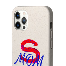Load image into Gallery viewer, Red Super Mom Biodegradable Phone Case (5 - iPhone sizes and 3 - Samsung sizes)
