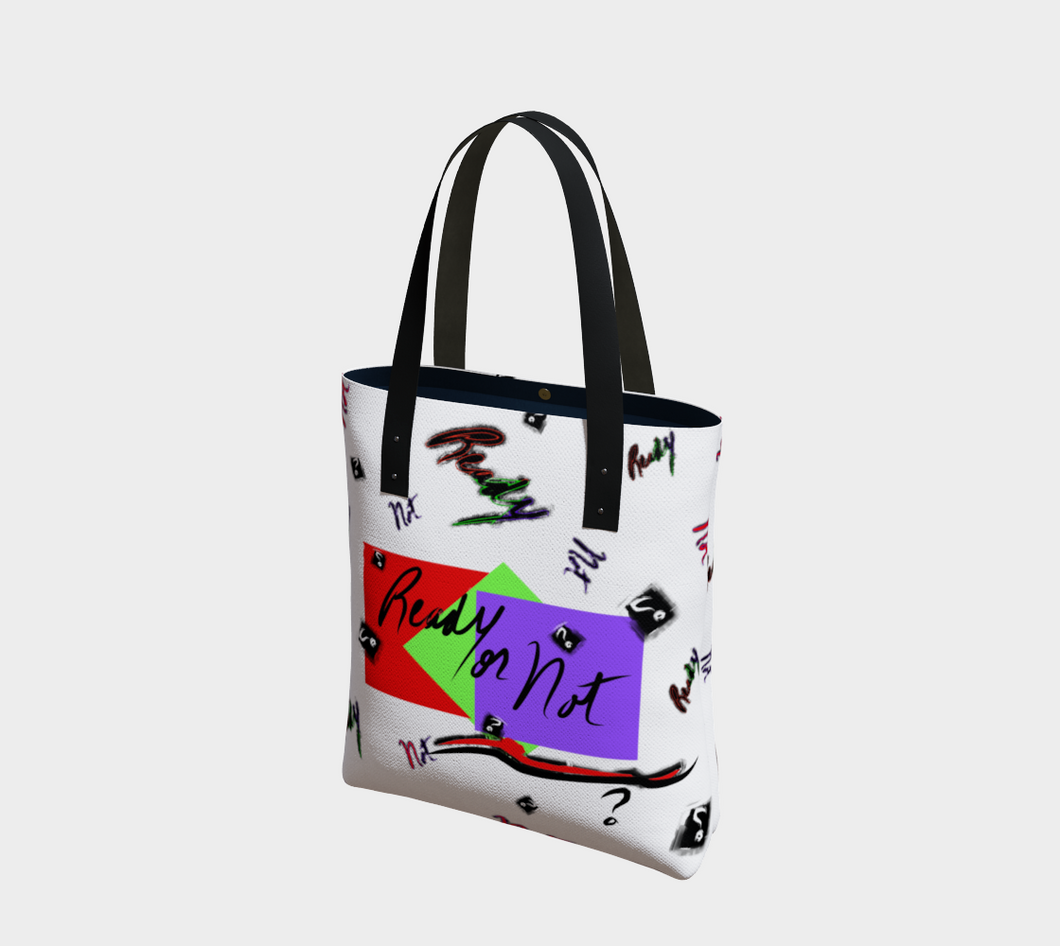 Decisions Red Multi Adult Female Tote