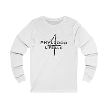 Load image into Gallery viewer, Phylgood Green Adult Female Jersey Long Sleeve Tee in White, Red, Cardinal, Athletic Heather
