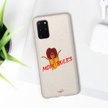 Load image into Gallery viewer, Red Mom Rules Biodegradable Phone Case (5 - iPhone sizes and 3 - Samsung sizes)

