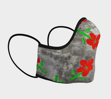Load image into Gallery viewer, Red Garden Female Face Mask in Adult, Youth
