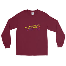 Load image into Gallery viewer, Heart Beats Adult Male  Long Sleeve Shirt in Black, Navy, Maroon, Red, Royal, Military Green, Indigo Blue, Sport Grey, Light Blue, Sand, White
