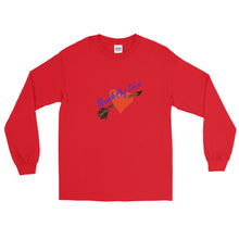 Load image into Gallery viewer, Struck By Love Adult Male Long Sleeve Shirt in Black, Navy, Maroon, Red, Indigo Blue, Sport Grey, Light Blue, Sand, White
