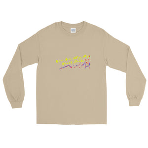 Heart Beats Adult Male  Long Sleeve Shirt in Black, Navy, Maroon, Red, Royal, Military Green, Indigo Blue, Sport Grey, Light Blue, Sand, White